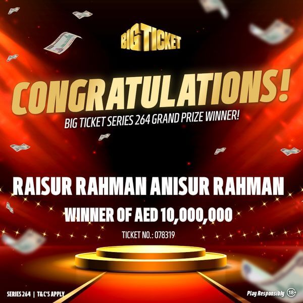 Big Ticket Series 264 Results – July 2024