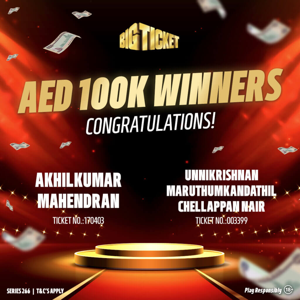 Big Ticket Series Grand Prize Winners 5
